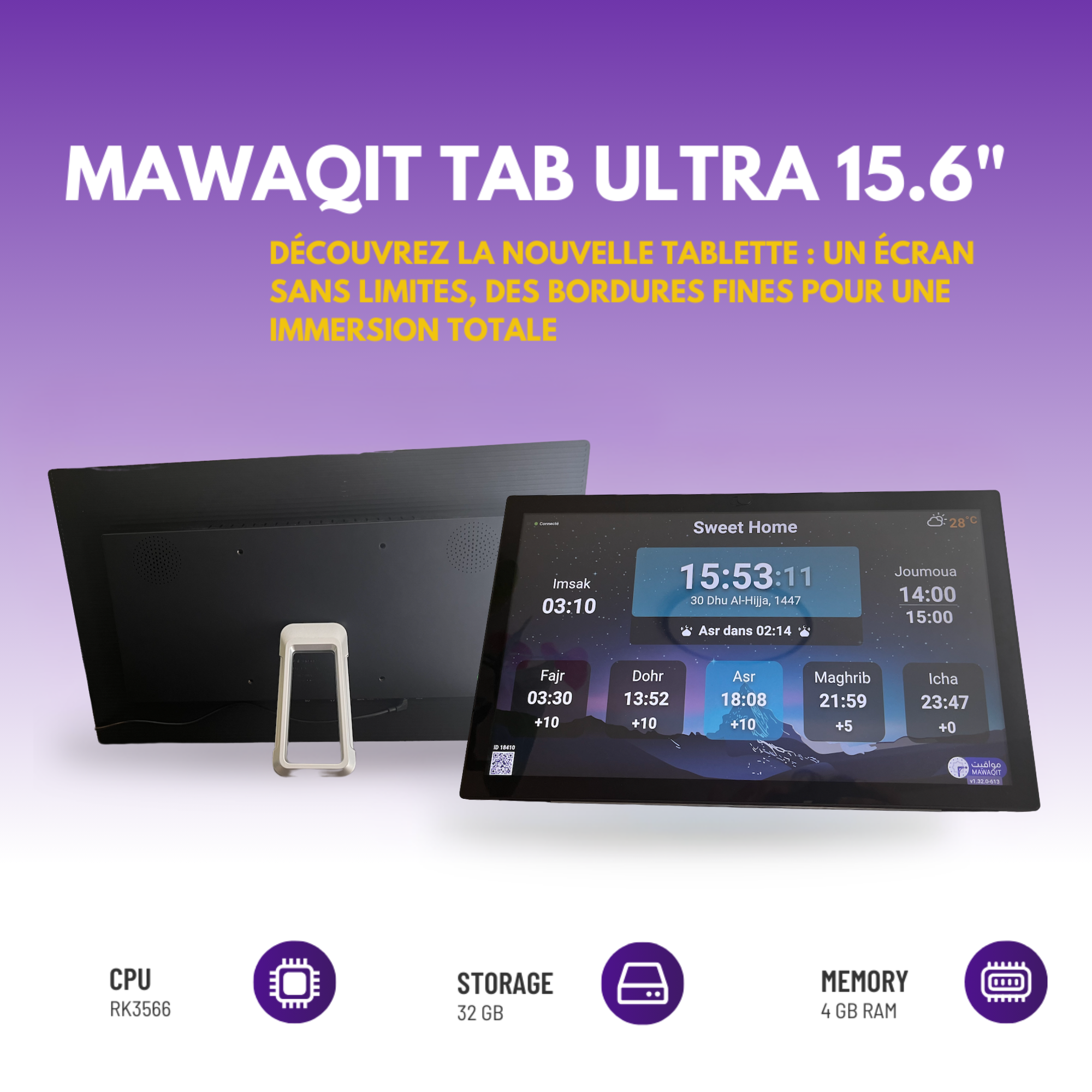 Tablette Mawaqit